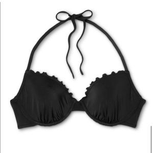 Shade & Shore - Lightly Lined Ruffle Bikini Top